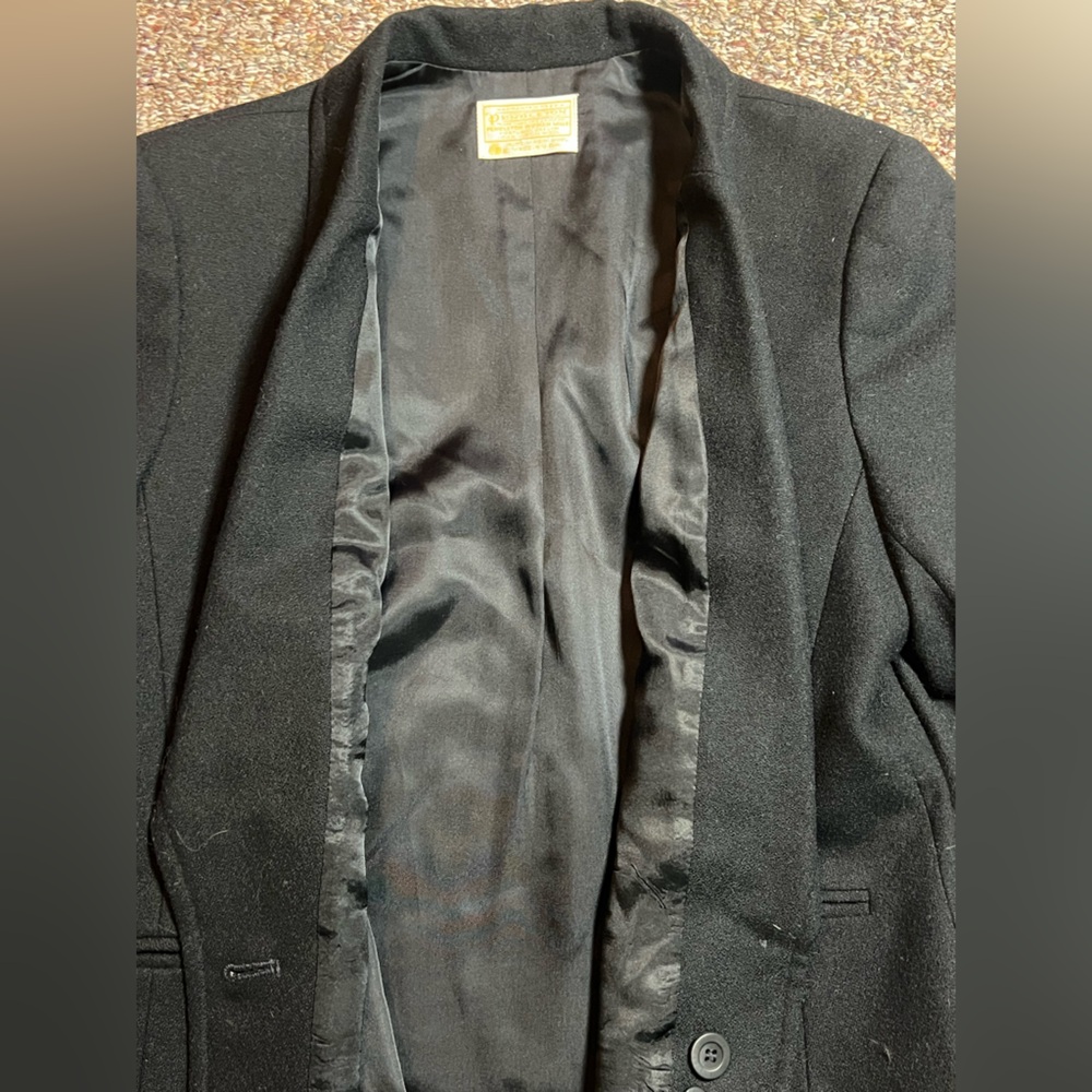 Pendleton Black Tailored Blazer Jacket Size 10 | … - image 6
